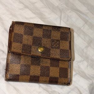 Louis Vuitton Brown Checkered Wallet